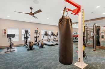 Gym Fitness Center at Santa Fe New Mexico Apartments